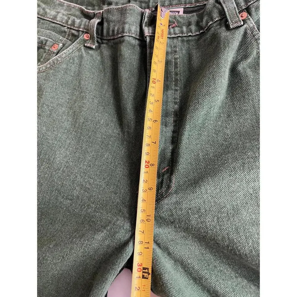 Levi’s 560 Vintage Green Jeans Made in USA 36x30 Loose Fit‎ 90s Denim Pants
